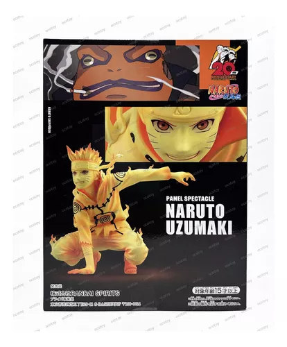 Naruto modo Kyubi Panel Spectacle - Figura Naruto Shippuden Banpresto